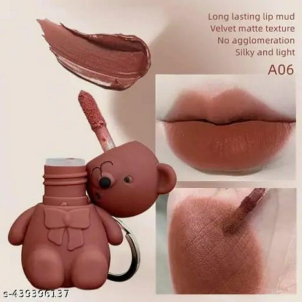 Teddy Bear Keychain Style Lip Gloss ā Cute & Portable, Multicolor Shades (pack Of 2 / Pack Of 3 / Pack Of 6)